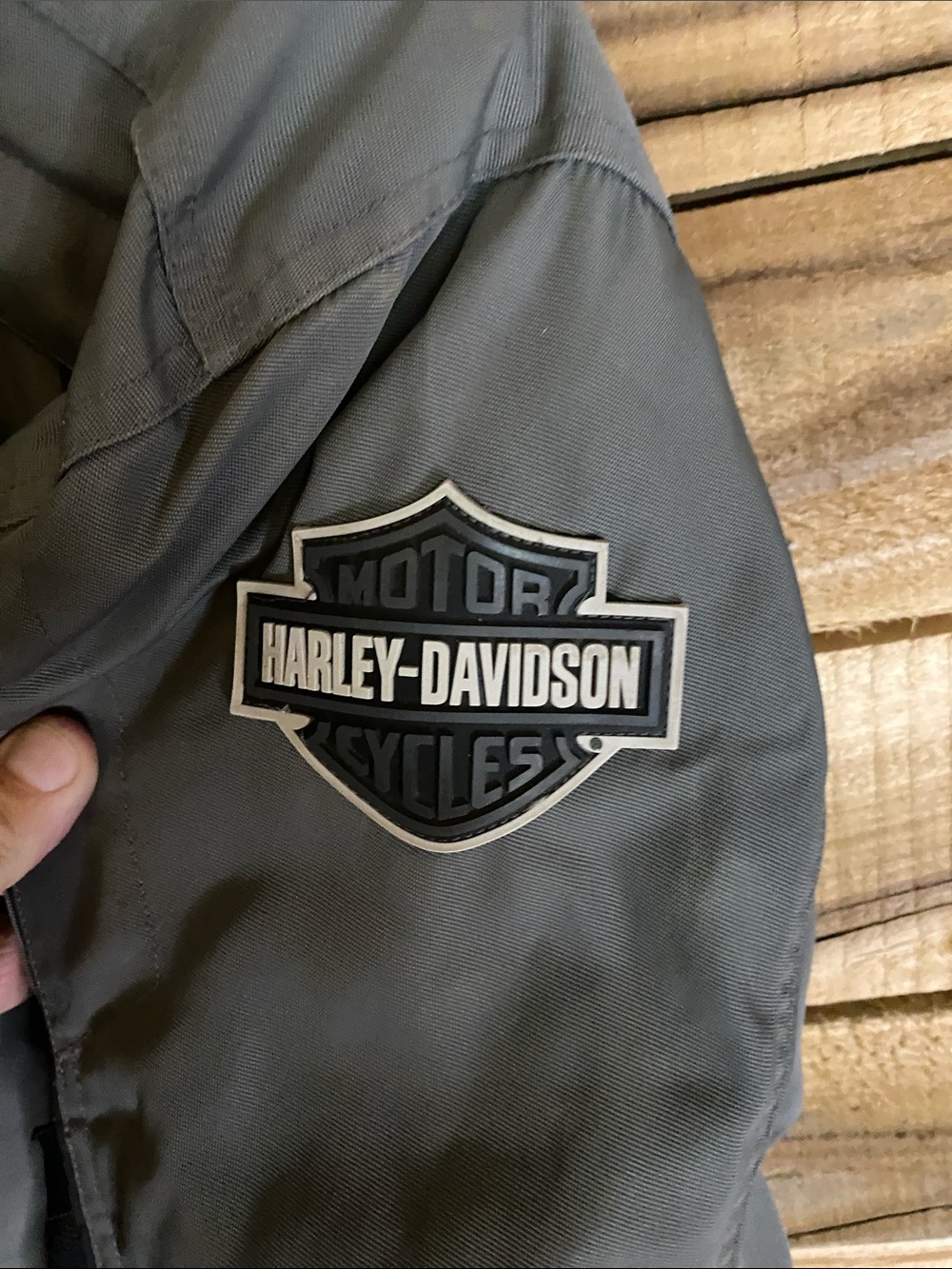 Harley-Davidson Excursion Gray & Black Performance Textile Riding Jacket Medium - Picture 4 of 12